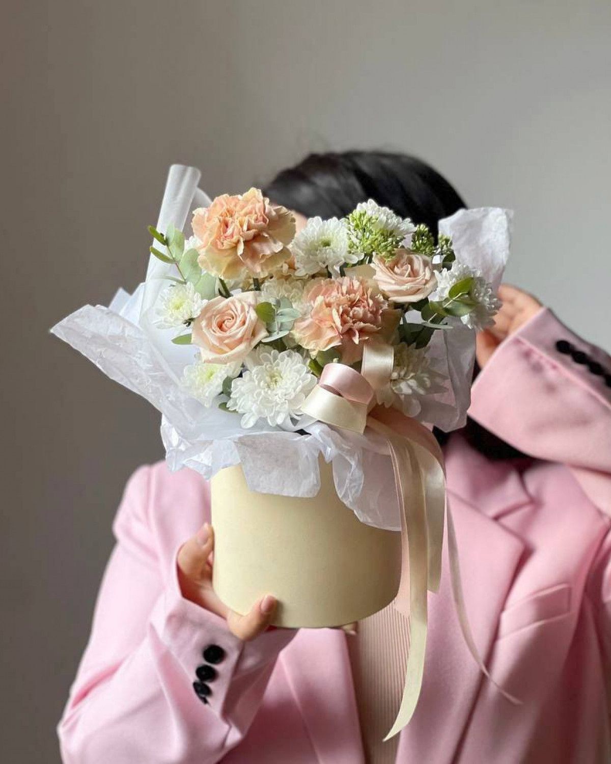 Цветы в коробке Новосибирск